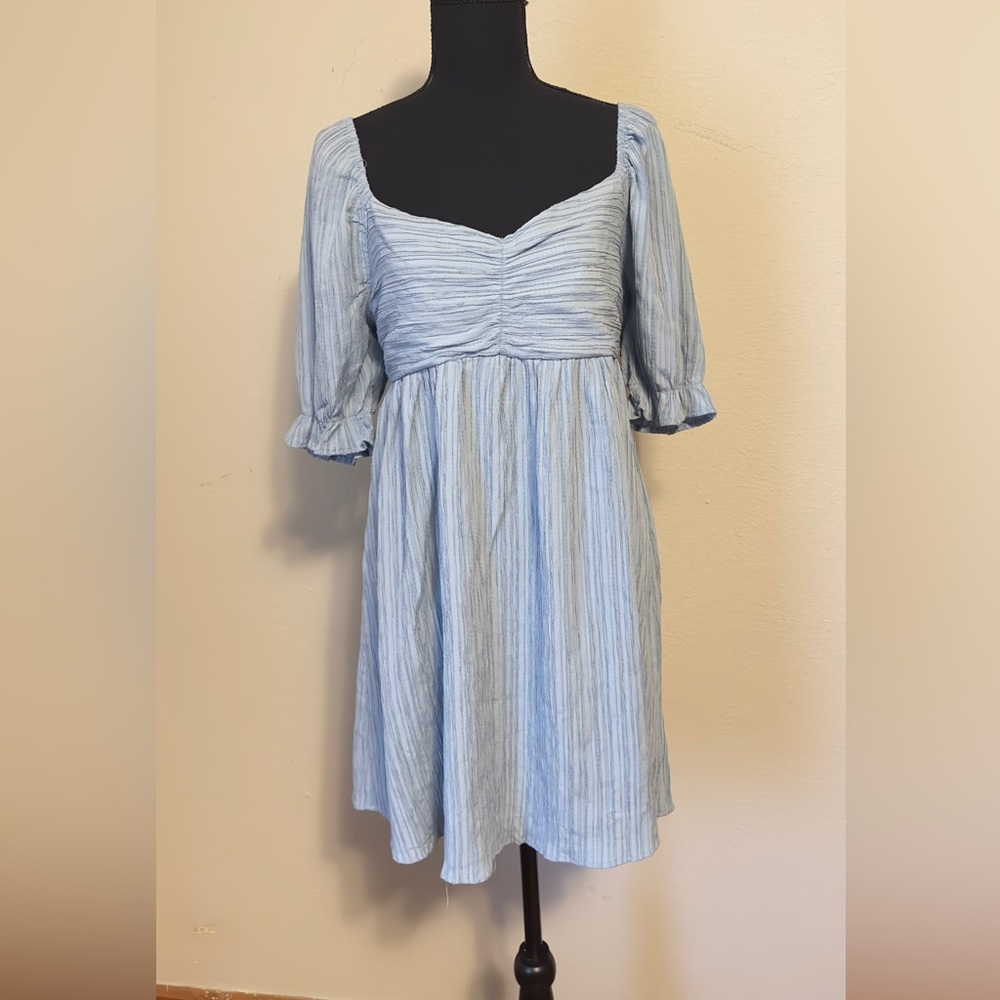 LUSH | Blue Tie-Back Dress